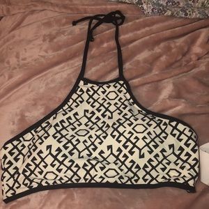 high neck bikini top